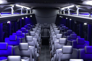 North Las Vegas Charter Bus Interior