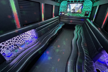 North Las Vegas Limo Bus Interior