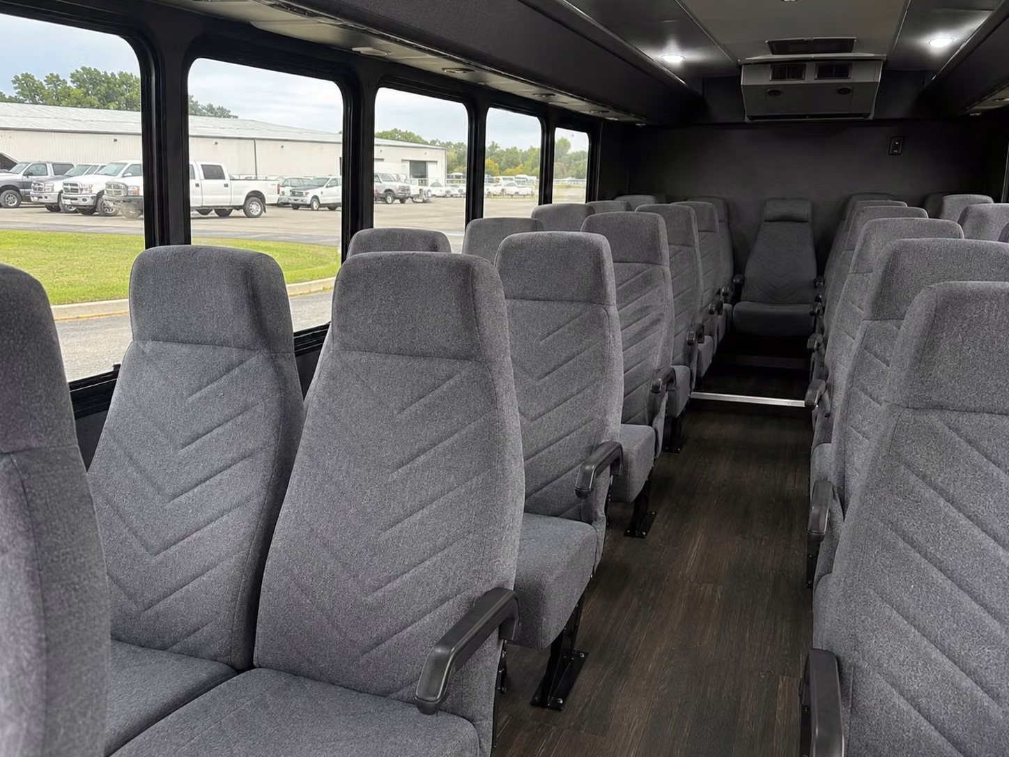 15 passenger minibus interior
