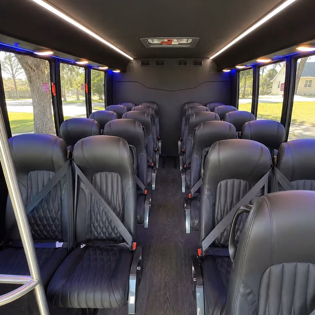 25 passenger minibus inside
