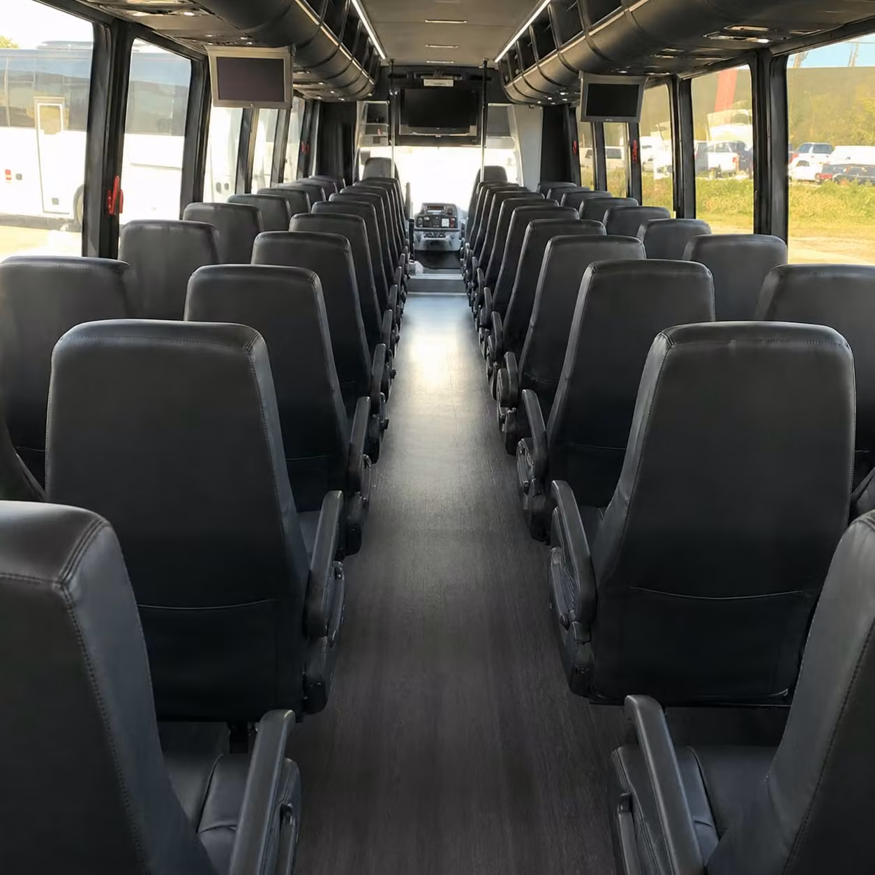 28 passenger minibus interior