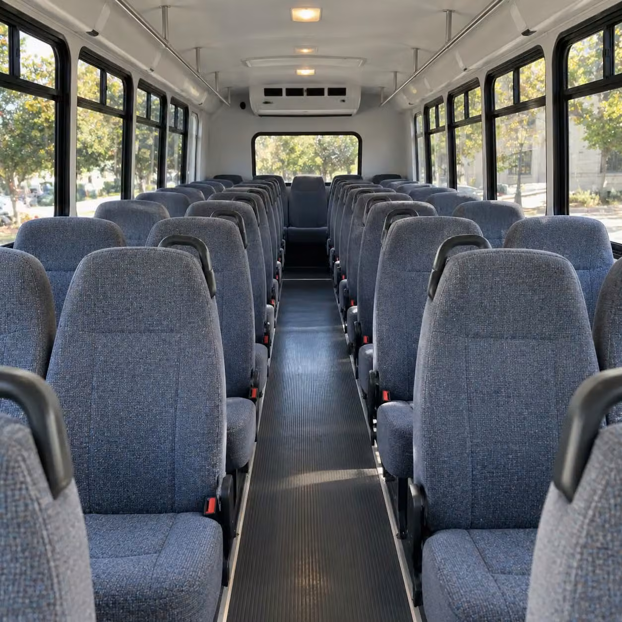 30 passenger minibus inside