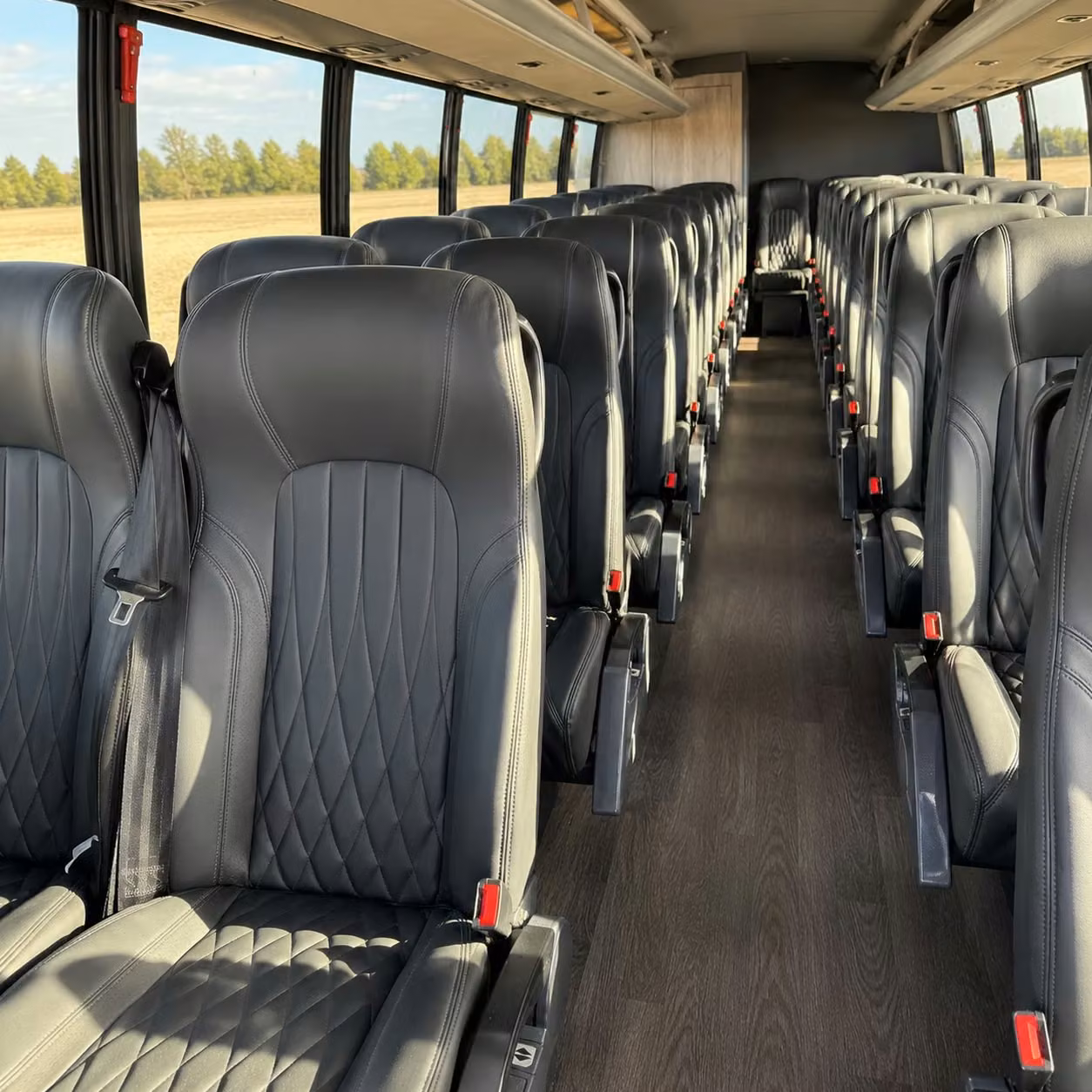 30 passenger minibus interior