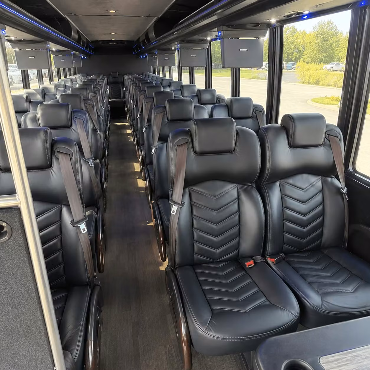 35 passenger minibus interior