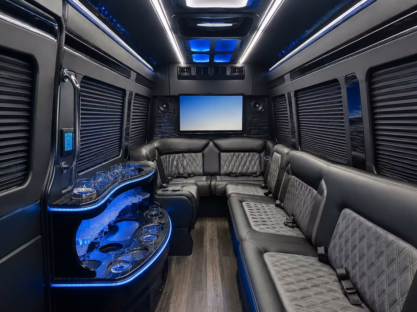 bus rental options for north las vegas trips