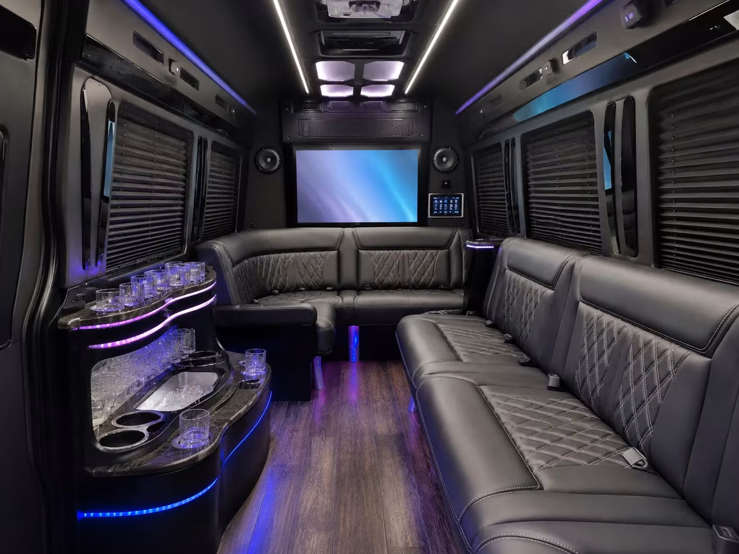 corporate event bus rentals in north las vegas