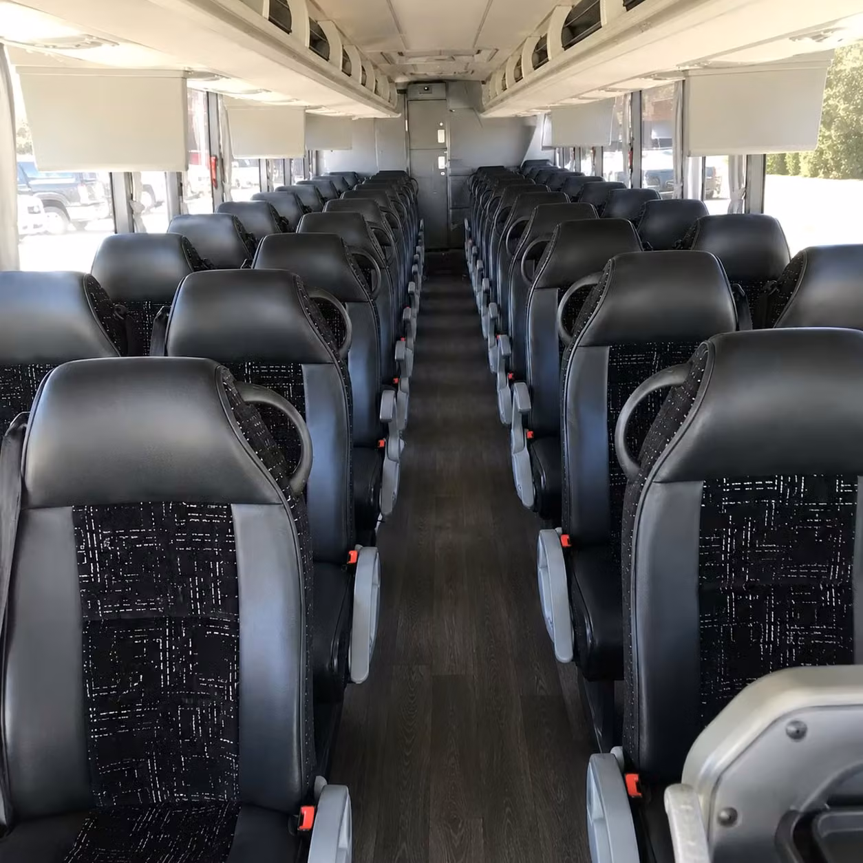 north las vegas charter bus inside