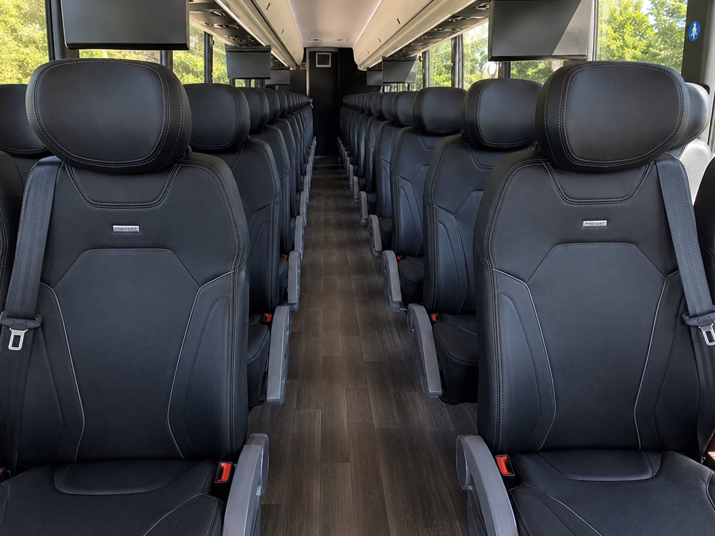 north las vegas charter bus rental interior